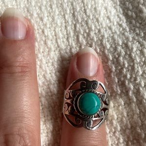 Turquoise Ring - Sterling Silver